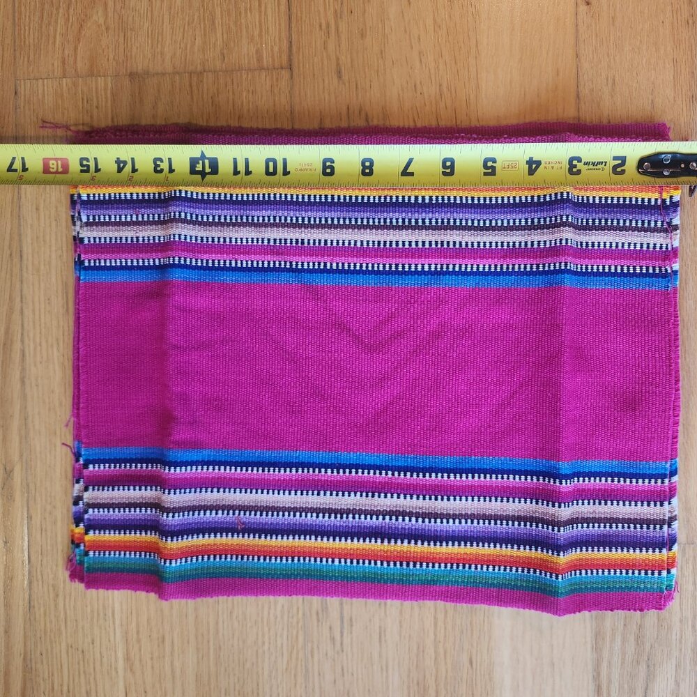 Colorful Placemats & Napkins Guatemalan Mayan - Picture 3 of 3